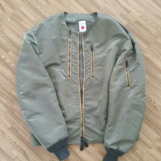 marka ノーカラー MA-1 ブルゾン オリーブ Mサイズ
