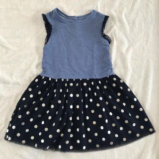 ベビーギャップ(babyGAP)のbaby gap kids ガールズ ワンピース ドット チュール 110 (ワンピース)