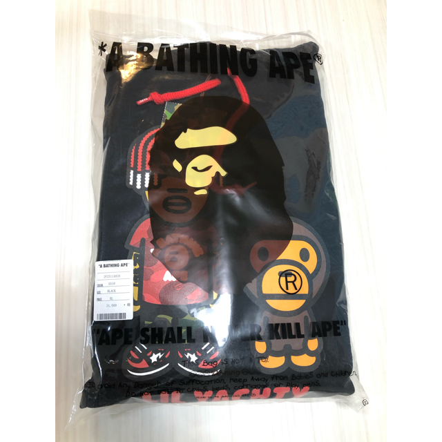 A BATHING APE(アベイシングエイプ)のbape lil yachty Pullover hoodie black XL メンズのトップス(パーカー)の商品写真