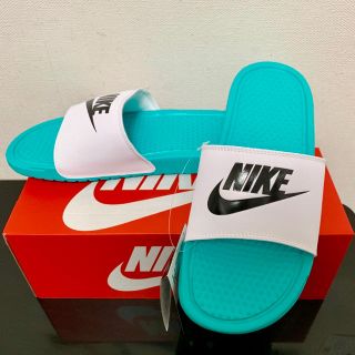 ナイキ(NIKE)のNIKE ナイキ BENASSI ベナッシ JDI グリーン 25cm(サンダル)