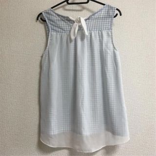 アクシーズファム(axes femme)の【美品】axes femme   アクシーズファム 袖無しカットソー(カットソー(半袖/袖なし))