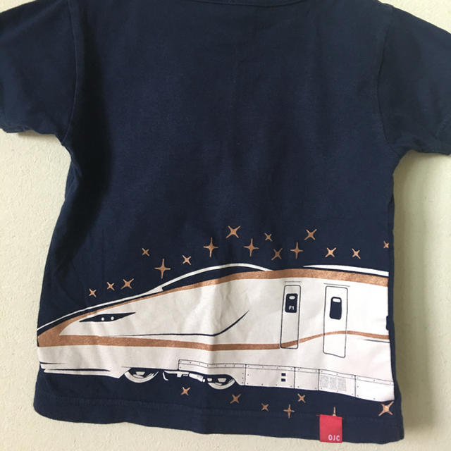 Design Tshirts Store graniph(グラニフ)の１００㎝新幹線Tシャツ（ドクターイエロー、かがやき）2点セット キッズ/ベビー/マタニティのキッズ服男の子用(90cm~)(Tシャツ/カットソー)の商品写真