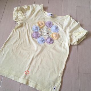 ポンポネット(pom ponette)のpom ponette 袖リボンシャツ♪ 140 ☆即買いOK！(Tシャツ/カットソー)