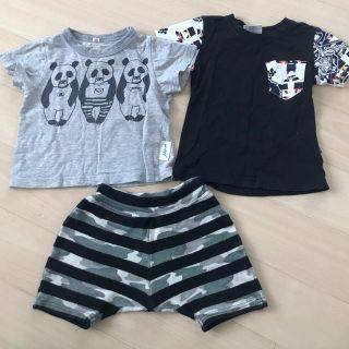 マーキーズ(MARKEY'S)のみかん様専用Tシャツとハーフパンツ、シャツ2枚(Ｔシャツ)