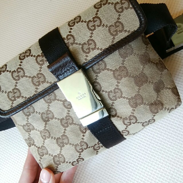 美品☆グッチ ウエストポーチ ウエストバッグ 美品☆グッチ ウエストポーチ ウエストバッグ