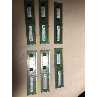 パソコンメモリ DDR3-1600 4GB×6枚(PCパーツ)