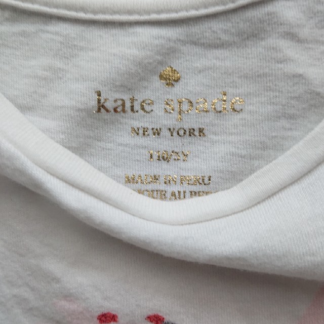 kate spade new york(ケイトスペードニューヨーク)のケイトスペード  110 Tシャツ キッズ/ベビー/マタニティのキッズ服女の子用(90cm~)(Tシャツ/カットソー)の商品写真