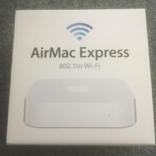 アップル(Apple)のAirmac Express 802.11n Wi-Fi A1392(PC周辺機器)