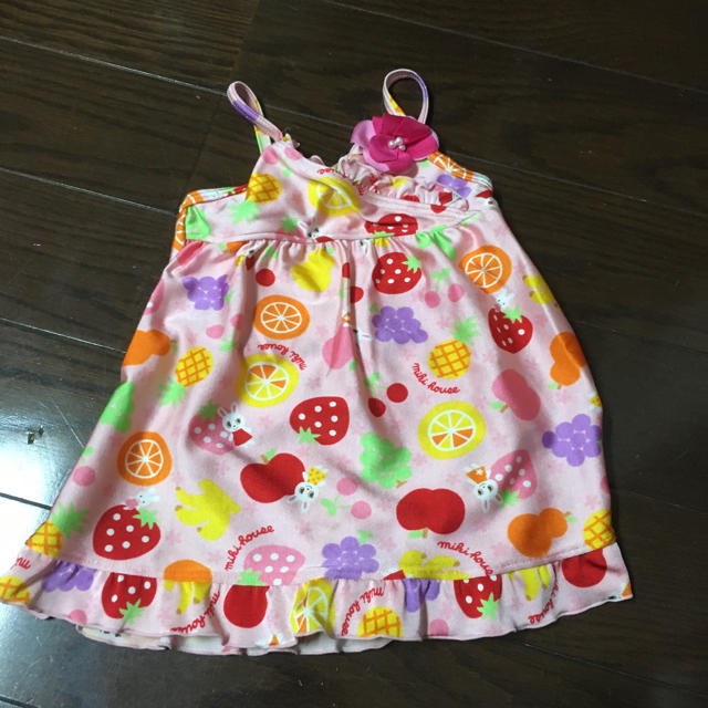 mikihouse(ミキハウス)のミキハウス100水着 キッズ/ベビー/マタニティのキッズ服女の子用(90cm~)(水着)の商品写真