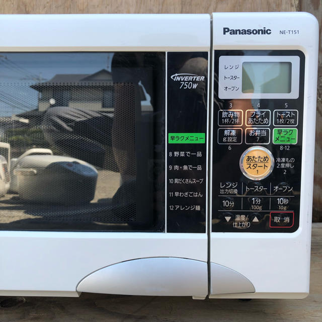 Panasonic(パナソニック)の【送料込】750W Panasonic オーブンレンジ NE-T151 スマホ/家電/カメラの調理家電(電子レンジ)の商品写真