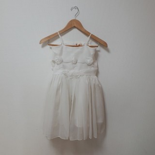 130サイズ☆白☆キッズドレス(ドレス/フォーマル)
