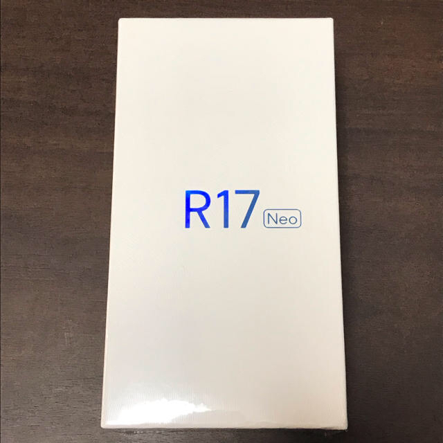 スマートフォン本体OPPO R17 Neo ブルー 新品未開封