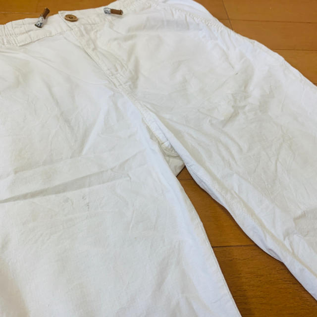 ZARA KIDS(ザラキッズ)のZARA BOYS 150 152 白 ホワイト パンツ ハーパン キッズ/ベビー/マタニティのキッズ服男の子用(90cm~)(パンツ/スパッツ)の商品写真