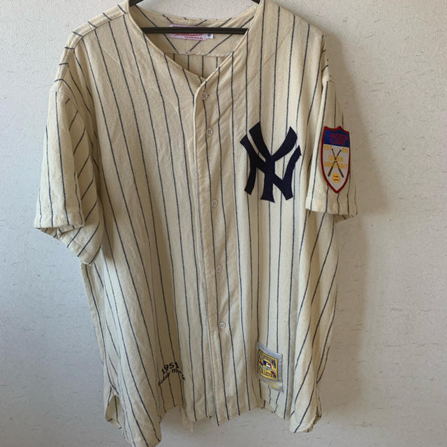 MITCHELL & NESS(ミッチェルアンドネス)のNY Yankees ユニフォーム Mitchell &NES メンズのトップス(Tシャツ/カットソー(半袖/袖なし))の商品写真