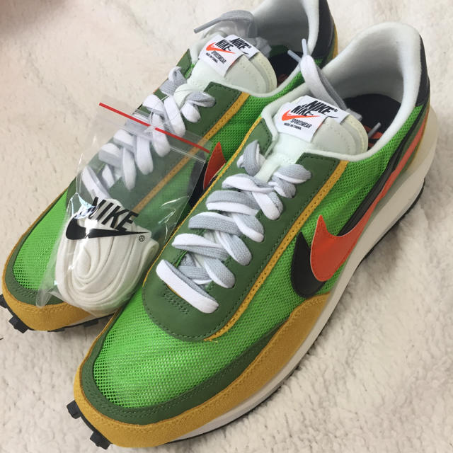 NIKE SACAI LDWAFFLE 29cm LDワッフル グリーン - スニーカー