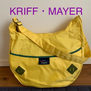 クリフメイヤー(KRIFF MAYER)の【美品】クリフメイヤー ショルダーバッグ ママバッグ 大容量 斜めがけ 旅行(ショルダーバッグ)