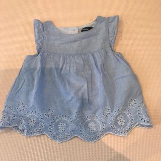 ベビーギャップ(babyGAP)の＊baby GAP＊レース カットワーク トップス＊18-24month(ブラウス)