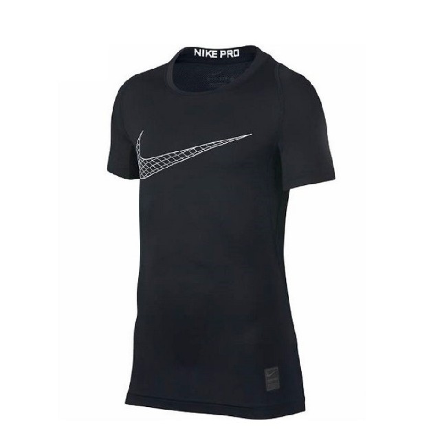 NIKE(ナイキ)のNIKE PRO DRI-FIT キッズ Sサイズ (140) ブラック キッズ/ベビー/マタニティのキッズ服男の子用(90cm~)(Tシャツ/カットソー)の商品写真