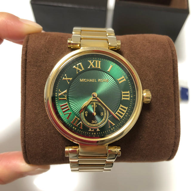 Michael Kors(マイケルコース)のマイケルコース  腕時計 グリーン レディースのファッション小物(腕時計)の商品写真