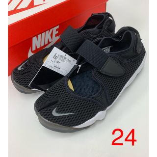 ナイキ(NIKE)のNIKE ナイキ AIR RIFT エアリフトブリーズ 24 黒 ブラック 新品(スニーカー)