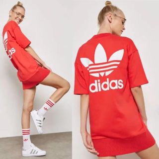 アディダス(adidas)のadidas☆ワンピース L(ミニワンピース)