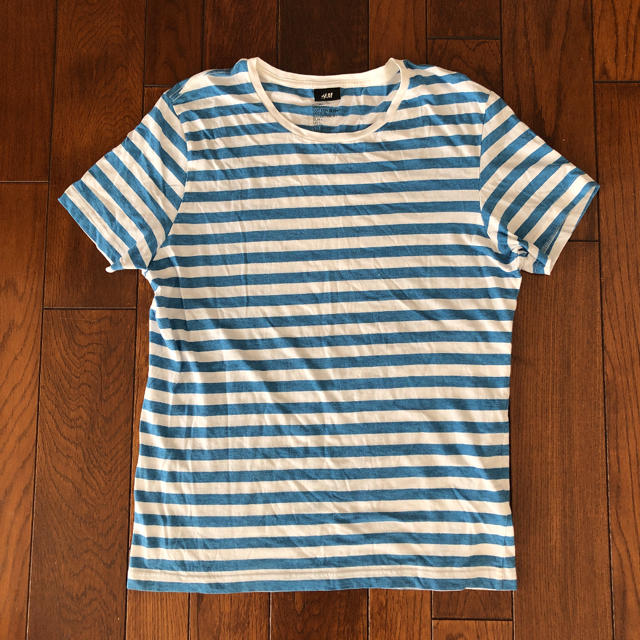 H&M(エイチアンドエム)のH&M  ボーダーTシャツ メンズのトップス(Tシャツ/カットソー(半袖/袖なし))の商品写真