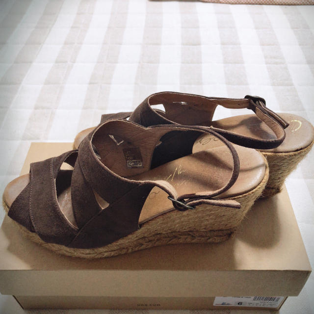 gaimo(ガイモ)のガイモ ウェッジソール サンダル レディースの靴/シューズ(サンダル)の商品写真