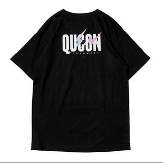 フラグメント(FRAGMENT)のQUCON x FRAGMENT Ｔシャツ TYPE-01 BLACK XL(Tシャツ/カットソー(半袖/袖なし))
