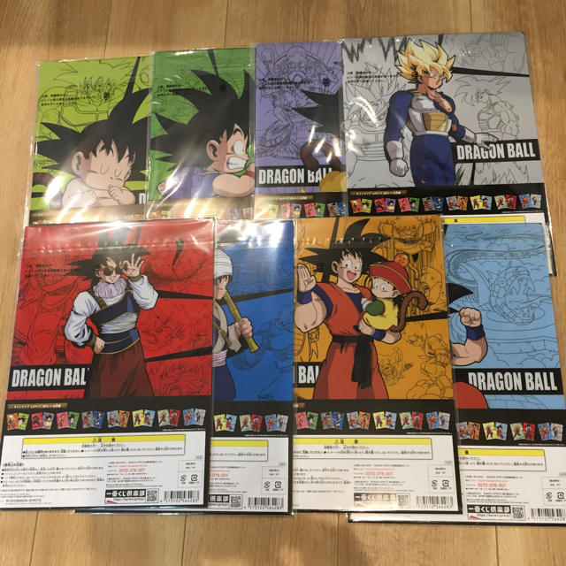 BANDAI(バンダイ)のドラゴンボールクリアファイル エンタメ/ホビーのアニメグッズ(クリアファイル)の商品写真