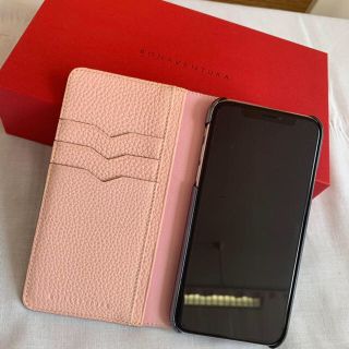 アイフォーン(iPhone)のymmr様専用 ボナベンチュラ 人気 グレージュ×ピンク iPhonex/xs(iPhoneケース)