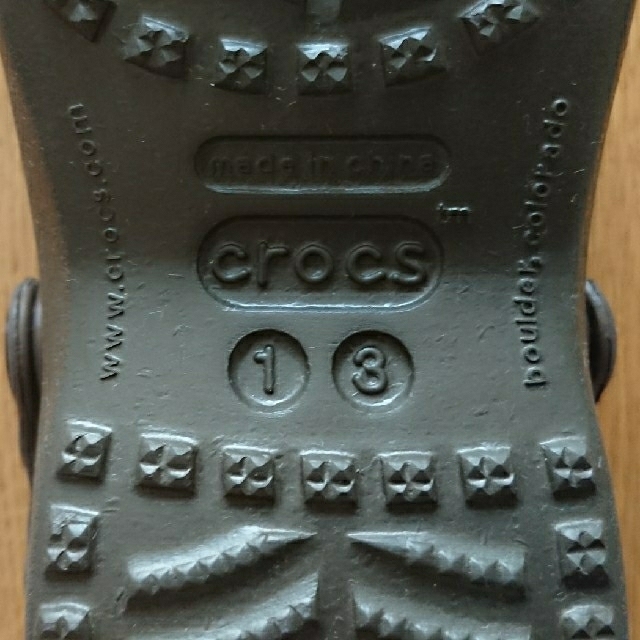 crocs(クロックス)の☆ちょこざい様専用☆未使用 crocs クロックス J1 19.5cm キッズ/ベビー/マタニティのキッズ靴/シューズ(15cm~)(サンダル)の商品写真