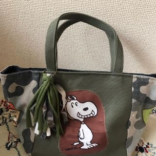 スヌーピー(SNOOPY)のスヌーピー   トートバック  ハンドメイド(バッグ)