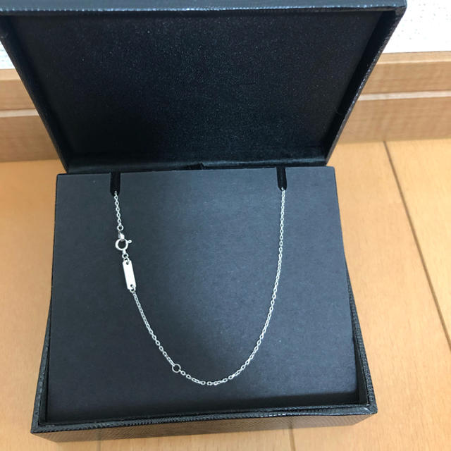 STAR JEWELRY(スタージュエリー)の値下げ sjx 18KWG ダイヤクロスチャーム チェーンセット レディースのアクセサリー(ネックレス)の商品写真