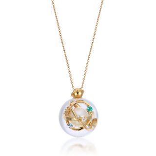 スタージュエリー(STAR JEWELRY)のstar jewelry 限定品K10 ネックレス CLEAR COSMIC (ネックレス)