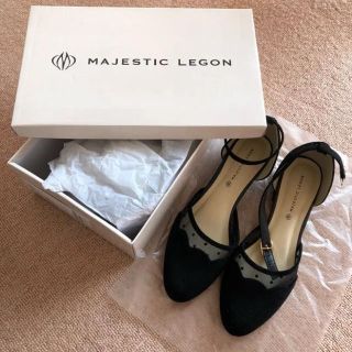 マジェスティックレゴン(MAJESTIC LEGON)のドットシアーパンプス(ハイヒール/パンプス)