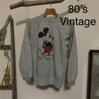 ディズニー(Disney)の80’s Mickey sweat shirt ヴィンテージ ディズニー(スウェット)