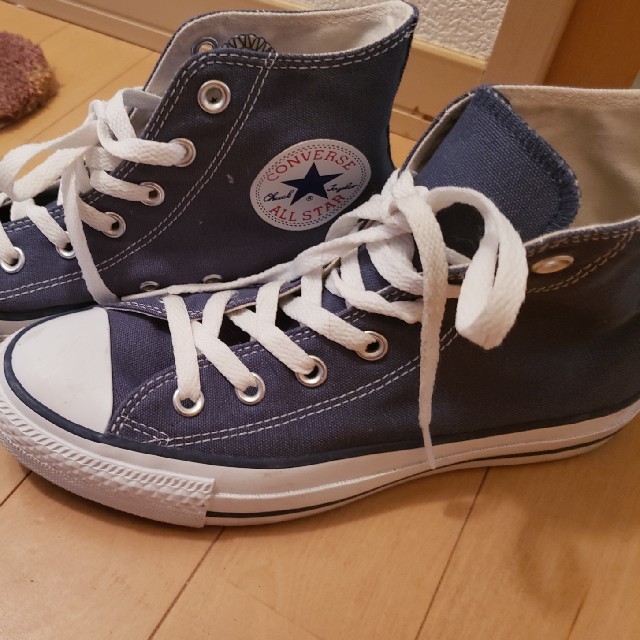 CONVERSE(コンバース)のコンバース　24.5　ブルーグレー　美品 レディースの靴/シューズ(スニーカー)の商品写真