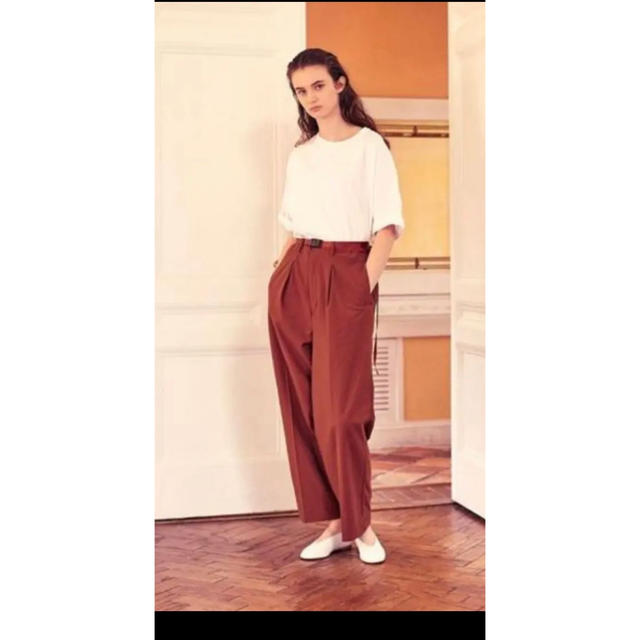 YOKE 1TUCK WIDE TROUSERS