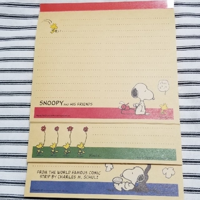 Snoopy スヌーピー レターセット 便箋 封筒 Usedの通販 By マンチカン S Shop スヌーピーならラクマ