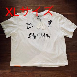 ナイキ(NIKE)の【極美品】NIKE × OFF WHITE Tシャツ 白 XL(Tシャツ/カットソー(半袖/袖なし))