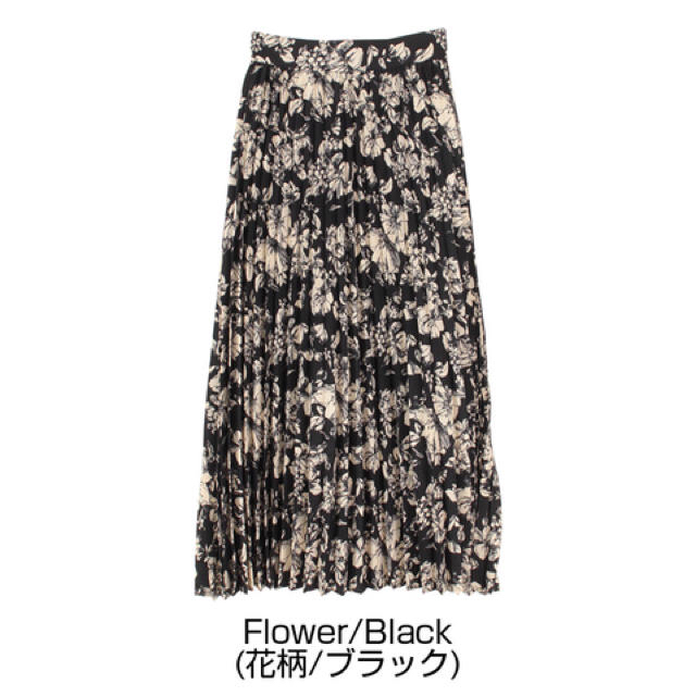 titivate(ティティベイト)のtitivate 花柄プリーツロングスカート レディースのスカート(ロングスカート)の商品写真