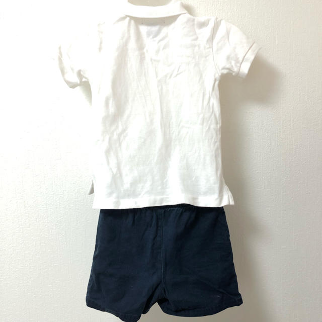 POLO RALPH LAUREN(ポロラルフローレン)の(223) ポロシャツ ショートパンツ セット 80cm キッズ/ベビー/マタニティのベビー服(~85cm)(シャツ/カットソー)の商品写真