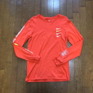 ナイキ(NIKE)のNIKE ロンT M オレンジ(Tシャツ/カットソー(七分/長袖))