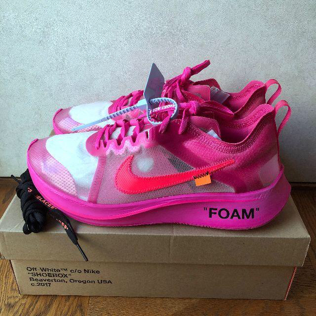 【29.5cm】Nike Off White ZOOM FLY PINK