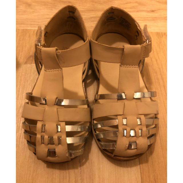 ZARA KIDS(ザラキッズ)のザラベビー サンダル 14.2cm キッズ/ベビー/マタニティのキッズ靴/シューズ(15cm~)(サンダル)の商品写真