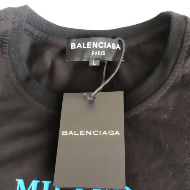 バレンシアガ BALENCIAGAメンズ レディースロゴ半袖Tシャツ2018新品