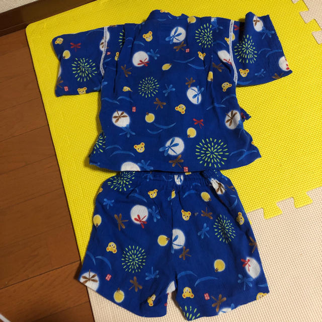 mikihouse(ミキハウス)のミキハウス甚平 90 キッズ/ベビー/マタニティのキッズ服男の子用(90cm~)(甚平/浴衣)の商品写真