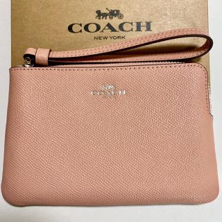 コーチ(COACH)の新品❤︎ COACH コーチ ポーチ リストレット ピンク(ポーチ)