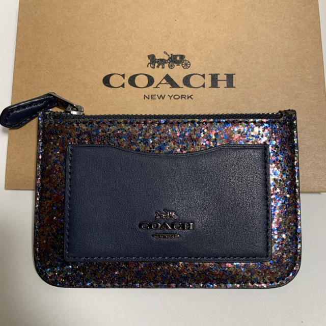 新品❤︎ 日本未発売 COACH コーチ 定期入れ カードケース ネイビー