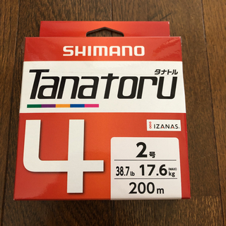 シマノ(SHIMANO)のシマノ タナトル  tanatoru4  PEライン 2号 200m(釣り糸/ライン)